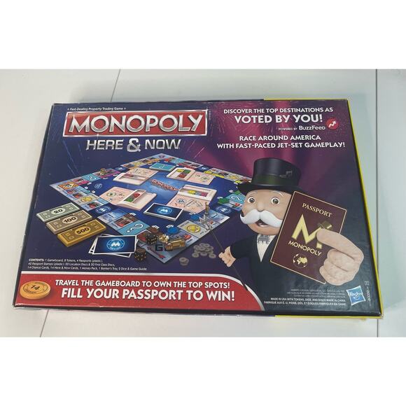 Monopoly HERE & NOW Game 2015 - Walmart Exclusive w 4 Additional Tokens - Picture 6 of 6